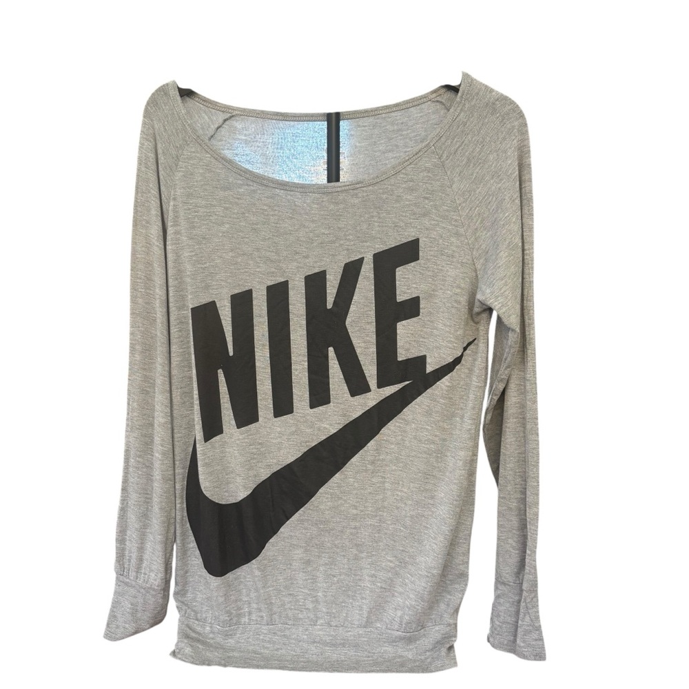 Nike Comfort Tunic Gray Women's Large Soft & Lightweight - Picture 2 of 9